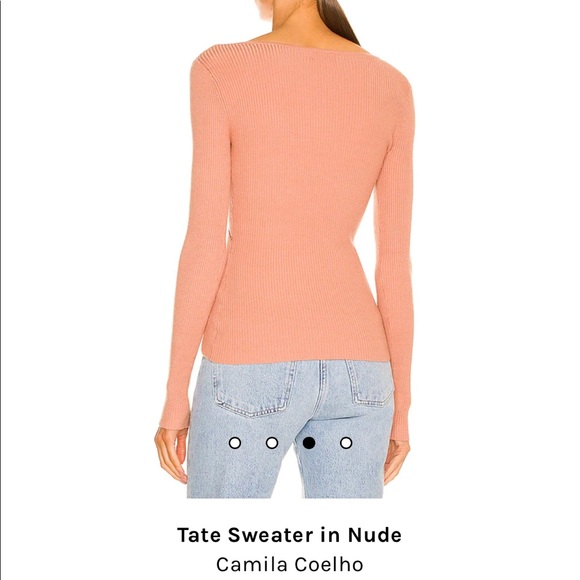 Camila Coelho Tate Sweater Nude - Picture 3 of 5